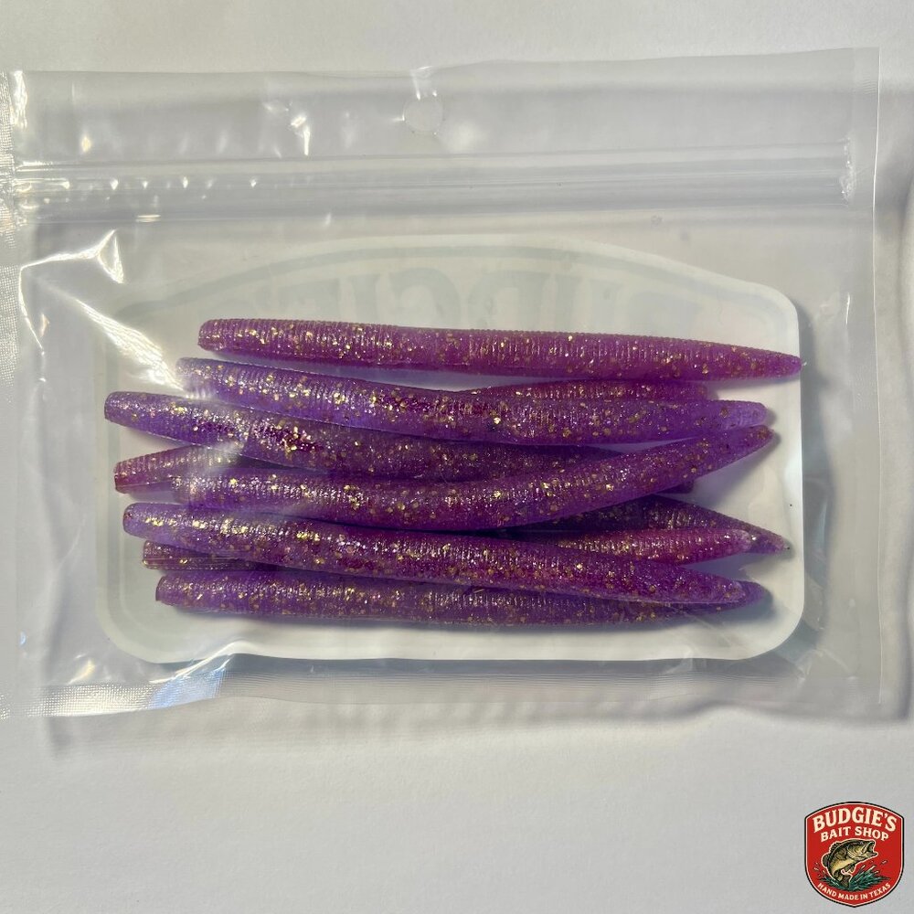 10 PK Custom LSU Colors  5" Senko-Style Stick Worm | Fishing Bait | NEW